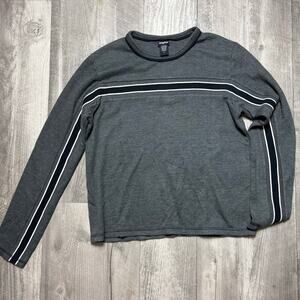 Vintage Y2K Tangent Women’s Sweater Chest and Arm Stripe size large